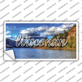 Wisconsin Colorful Lake State Novelty Sticker Decal Small