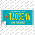 Taosena Teal New Mexico Novelty Sticker Decal Small