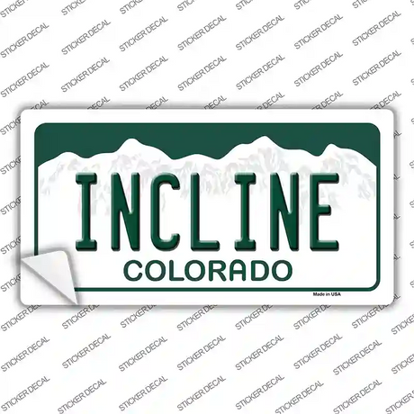 Incline Colorado Novelty Sticker Decal Small