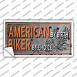 American Biker Novelty Sticker Decal Small