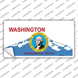 Washington Seal And State Novelty Sticker Decal Small