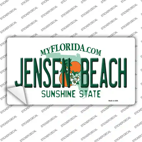 Jensen Beach Florida Novelty Sticker Decal Small