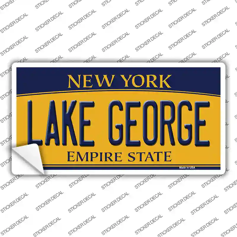 Lake George New York Novelty Sticker Decal Small