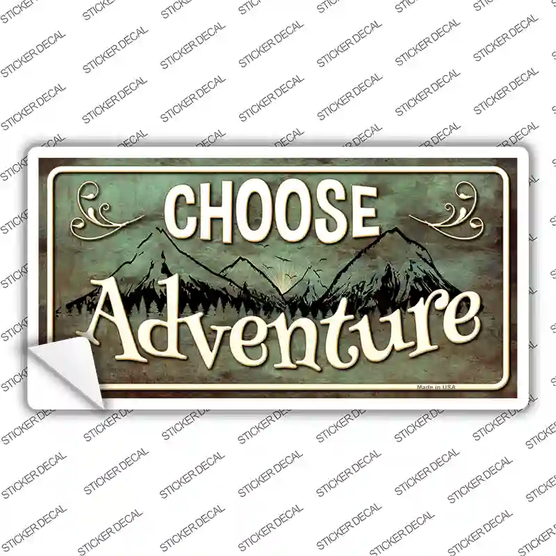 Choose Adventure Novelty Sticker Decal