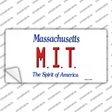 MIT Massachusetts State Novelty Sticker Decal Small