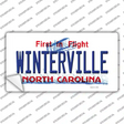 Winterville North Carolina State Novelty Sticker Decal Small