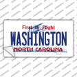 Washington North Carolina State Novelty Sticker Decal Small