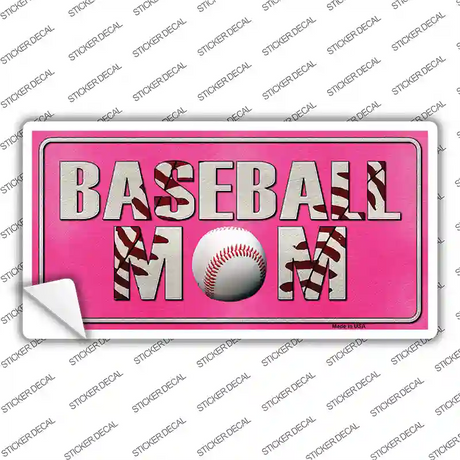 Baseball Mom Novelty Sticker Decal Small