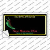 New Mexico Blank Black State Novelty Sticker Decal Small