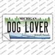 Michigan Dog Lover Novelty Sticker Decal Small