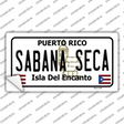 Sabana Seca Puerto Rico State Novelty Sticker Decal Small