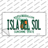 Isla Del Sol Florida Novelty Sticker Decal Small