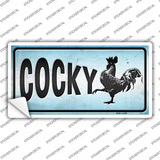 Cocky Chicken Novelty Sticker Decal