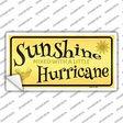 Sunshine With A Little Hurricane Novelty Sticker Decal