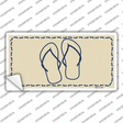 Flip Flops Novelty Sticker Decal Small