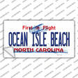 Ocean Isle Beach North Carolina Novelty Sticker Decal Small