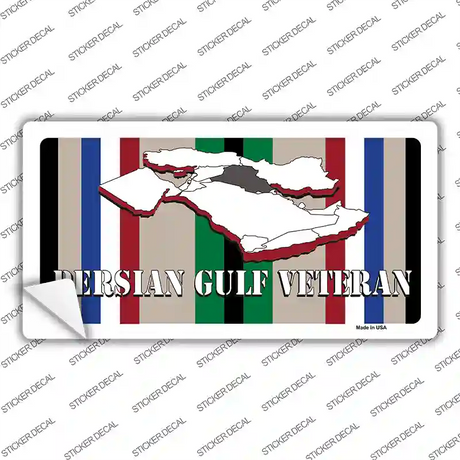 Persian Gulf Veteran Novelty Sticker Decal Small