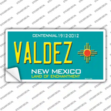 Valdez New Mexico Novelty Sticker Decal Small