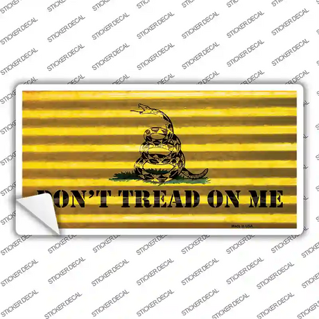 Dont Tread On Me Novelty Sticker Decal Small