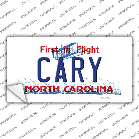 Cary North Carolina Novelty Sticker Decal Small