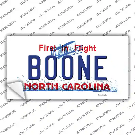 Boone North Carolina Novelty Sticker Decal Small