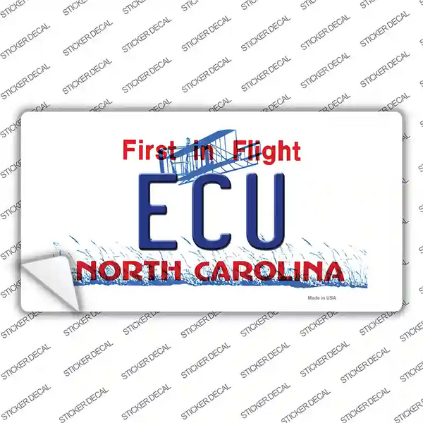 ECU North Carolina Novelty Sticker Decal | Smart Blonde