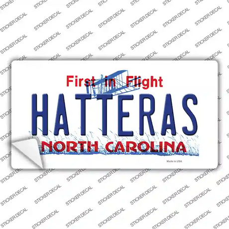 Hatteras North Carolina Novelty Sticker Decal Small