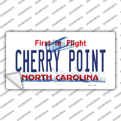 Cherry Point North Carolina Novelty Sticker Decal Small