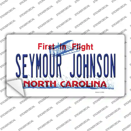 Seymour Johnson North Carolina Novelty Sticker Decal Small