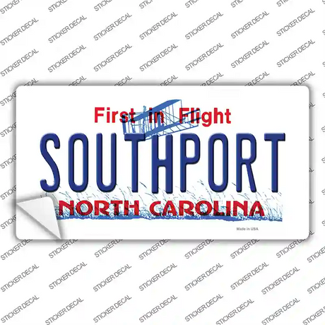 Southport North Carolina Novelty Sticker Decal Small