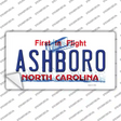 Ashboro North Carolina Novelty Sticker Decal Small