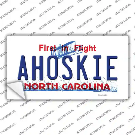 Ahoskie North Carolina Novelty Sticker Decal Small