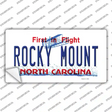 Rocky Mount North Carolina Novelty Sticker Decal Small