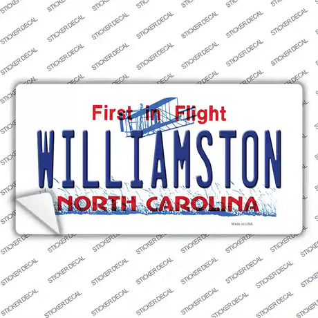 Williamston North Carolina Novelty Sticker Decal Small