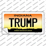 Trump Indiana Novelty Sticker Decal Small