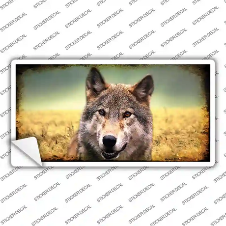 Wolf Novelty Sticker Decal Small