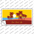 Sun Surf Life Novelty Sticker Decal Small