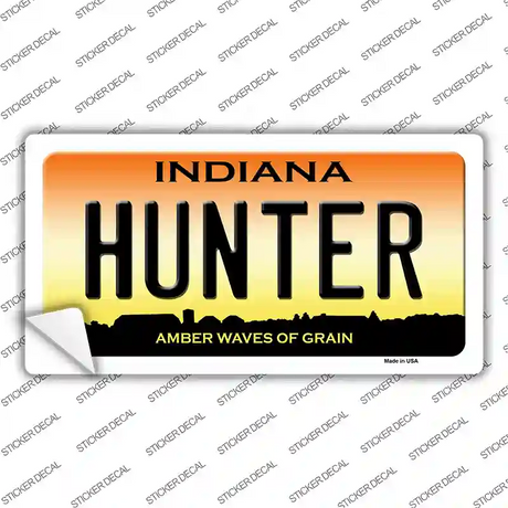 Hunter Indiana Novelty Sticker Decal Small