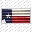 Texas Corrugated Flag Novelty Sticker Decal Small