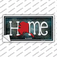 Alaska Home State Outline Novelty Sticker Decal Small