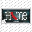 California Home State Outline Novelty Sticker Decal Small