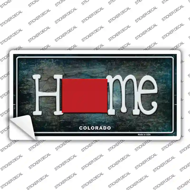 Colorado Home State Outline Novelty Sticker Decal Small