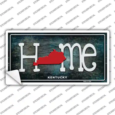 Kentucky Home State Outline Novelty Sticker Decal Small