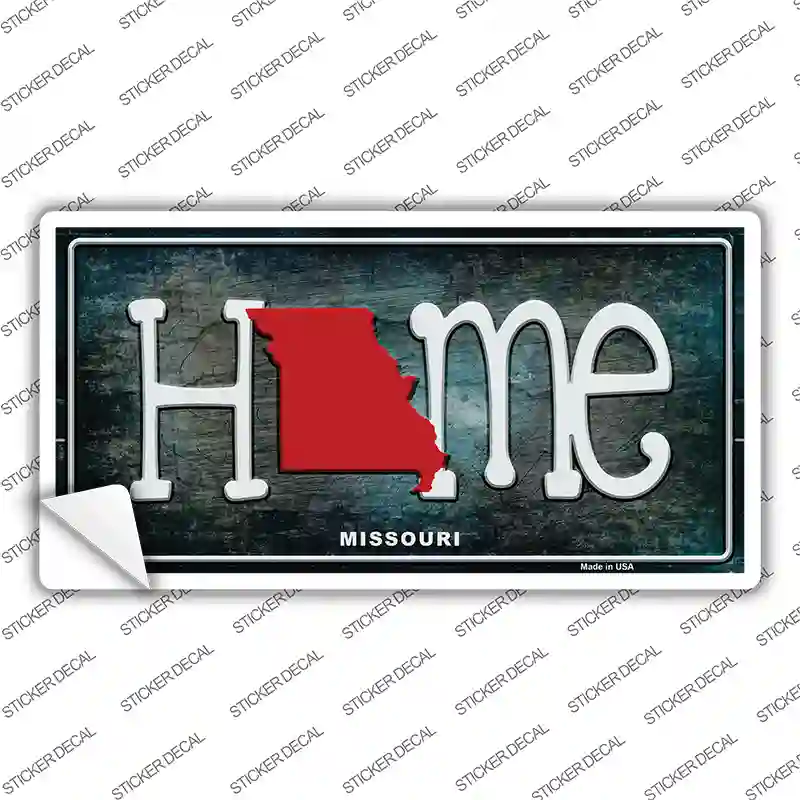 Missouri Home State Outline Novelty Sticker Decal Small