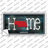 Nebraska Home State Outline Novelty Sticker Decal Small