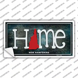 New Hampshire Home State Outline Novelty Sticker Decal Small