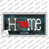 Oklahoma Home State Outline Novelty Sticker Decal Small