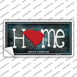 South Carolina Home State Outline Novelty Sticker Decal Small