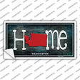 Washington Home State Outline Novelty Sticker Decal Small