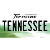 Tennessee Green Volunteer State Novelty Sticker Decal